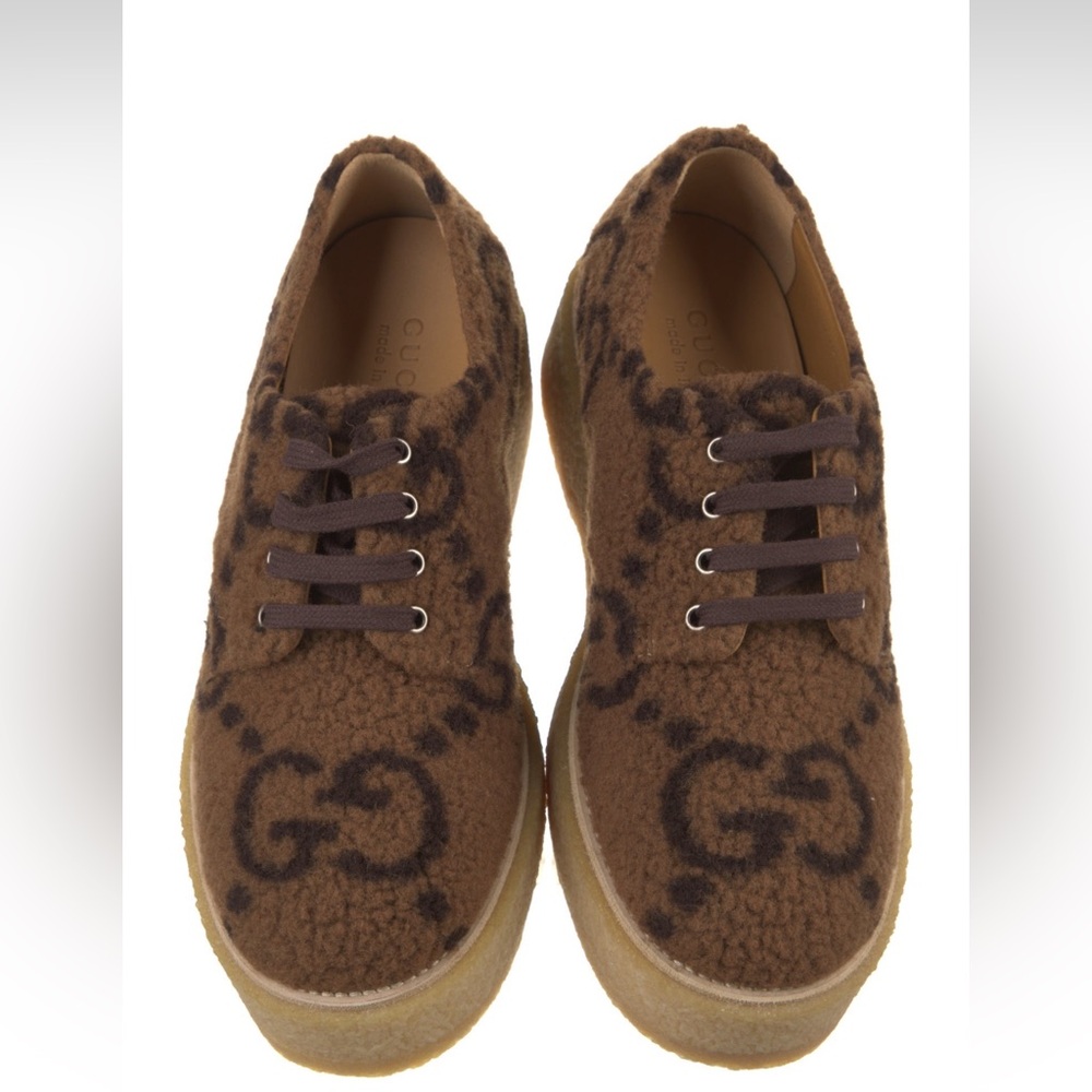 Gucci hooper GG lace up shoes